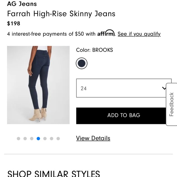💙AG Jeans
Farrah High-Rise Skinny Jeans - Picture 9 of 9
